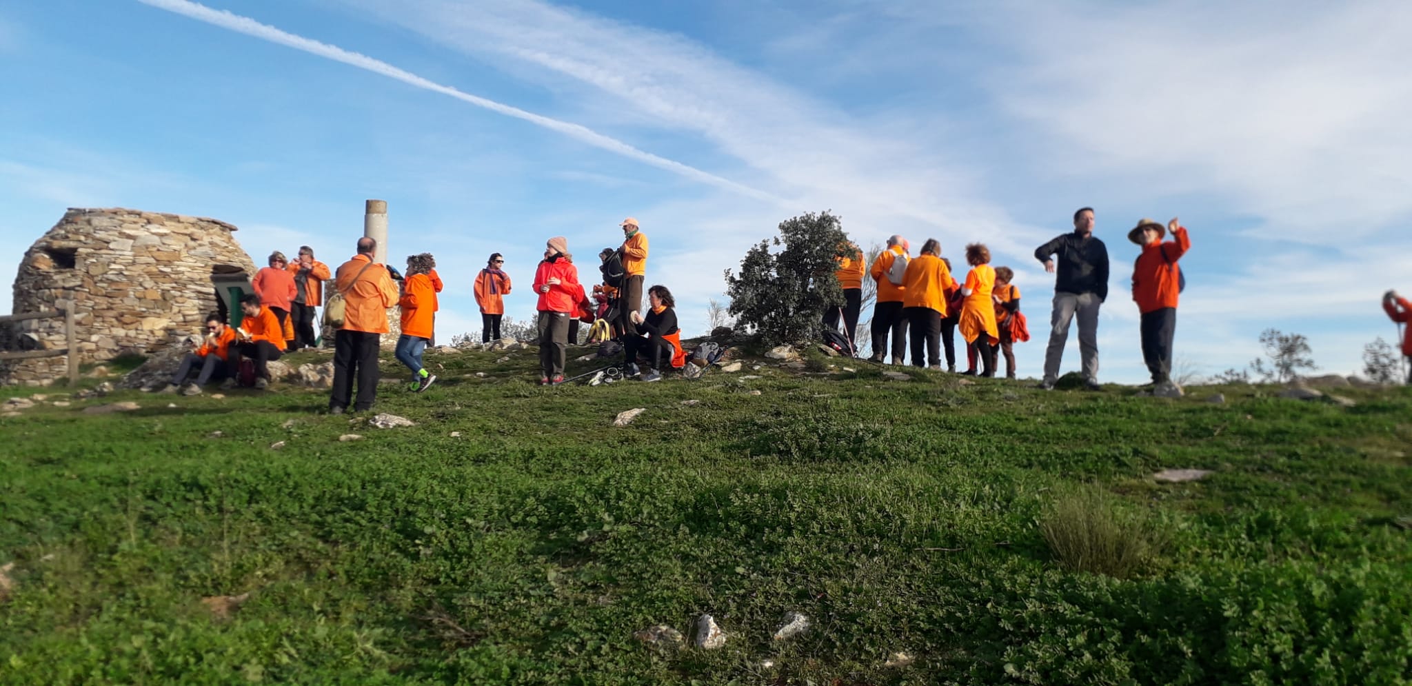 Descanso en la cima de la Capitana