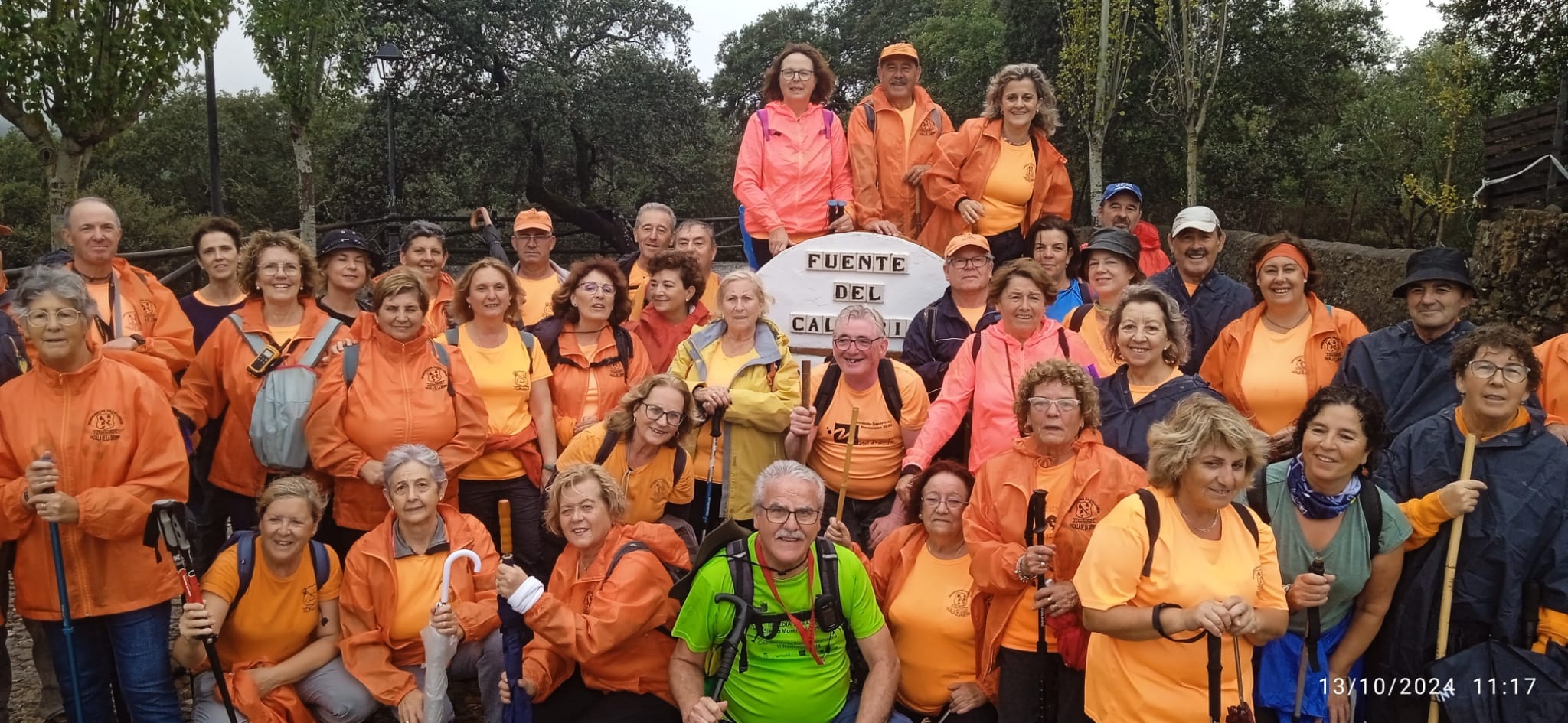 Foto grupo ruta Jabugo-Castaño -Galaroza -Jabugo